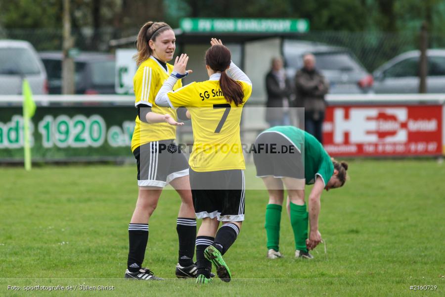 17.04.2016, Kreisliga 01 Frauen, Damen, Fussball, SG Schimborn, FV Karlstadt - Bild-ID: 2160729 17.04.2016, Kreisliga 01 Frauen, Damen, Fussball, SG Schimborn, FV Karlstadt - Bild-ID: 2160729
