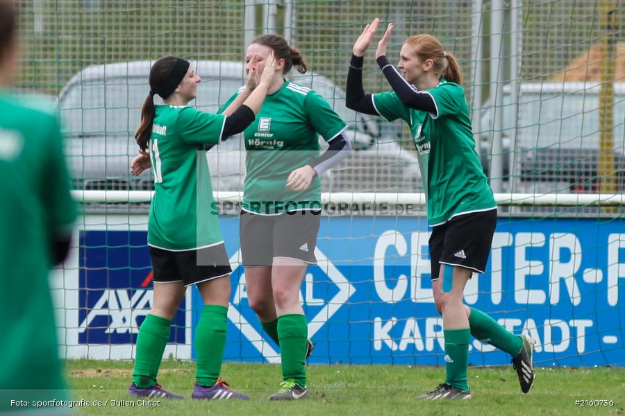 Pia Gehrsitz, Lisa Steinbach, Julia Vogel, 17.04.2016, Kreisliga 01 Frauen, Damen, Fussball, SG Schimborn, FV Karlstadt - Bild-ID: 2160736 Pia Gehrsitz, Lisa Steinbach, Julia Vogel, 17.04.2016, Kreisliga 01 Frauen, Damen, Fussball, SG Schimborn, FV Karlstadt - Bild-ID: 2160736