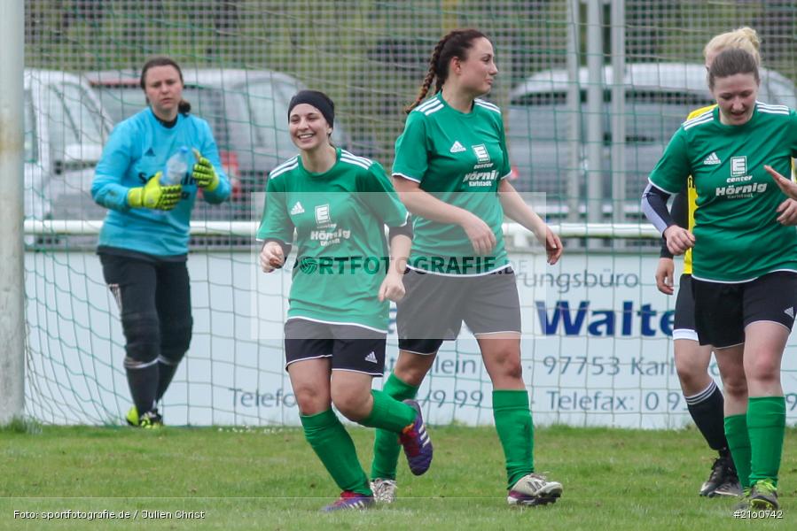 Julia Vogel, 17.04.2016, Kreisliga 01 Frauen, Damen, Fussball, SG Schimborn, FV Karlstadt - Bild-ID: 2160742 Julia Vogel, 17.04.2016, Kreisliga 01 Frauen, Damen, Fussball, SG Schimborn, FV Karlstadt - Bild-ID: 2160742