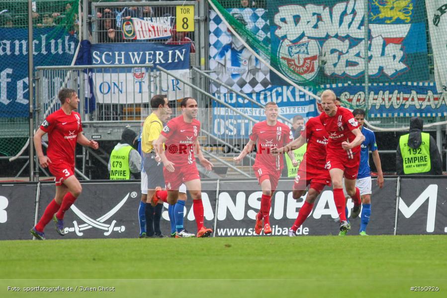 23.04.2016, flyeralarm Arena, 3. Liga, Fußball, F.C. Hansa Rostock, FC Würzburger Kickers - Bild-ID: 2160926