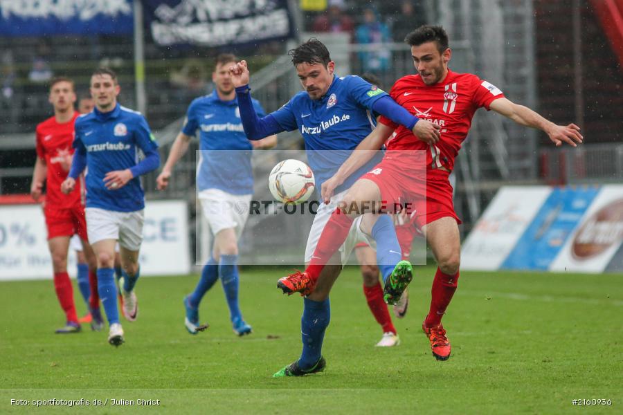 23.04.2016, flyeralarm Arena, 3. Liga, Fußball, F.C. Hansa Rostock, FC Würzburger Kickers - Bild-ID: 2160936