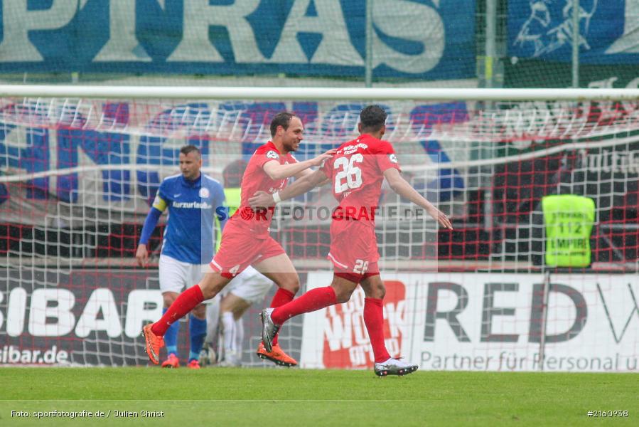 23.04.2016, flyeralarm Arena, 3. Liga, Fußball, F.C. Hansa Rostock, FC Würzburger Kickers - Bild-ID: 2160938