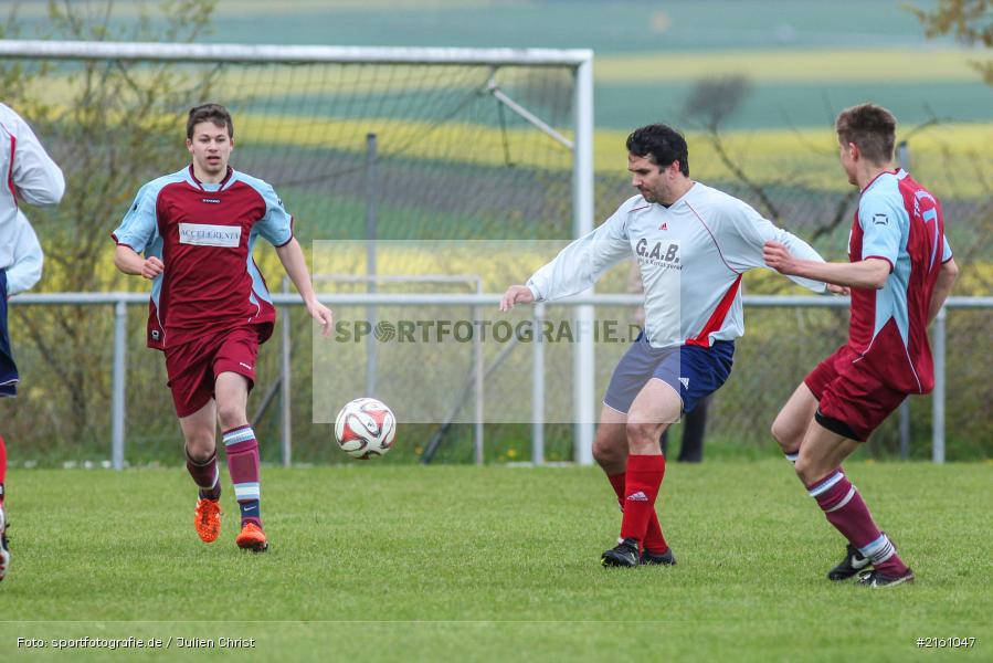 Fussball, 24.04.2016, Gruppe 2, Kreisliga Würzburg, TSV Retzbach, FC Wiesenfeld-Halsbach - Bild-ID: 2161047