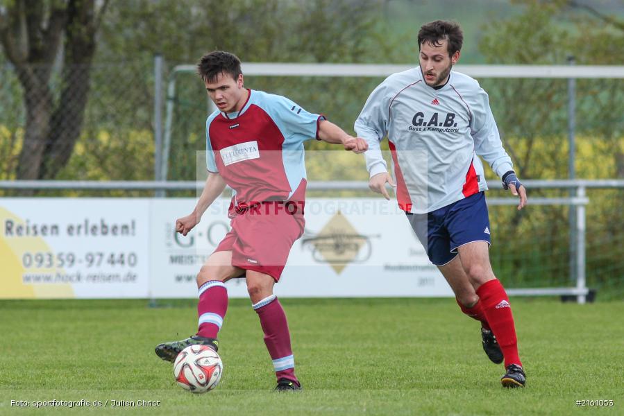 Fussball, 24.04.2016, Gruppe 2, Kreisliga Würzburg, TSV Retzbach, FC Wiesenfeld-Halsbach - Bild-ID: 2161053