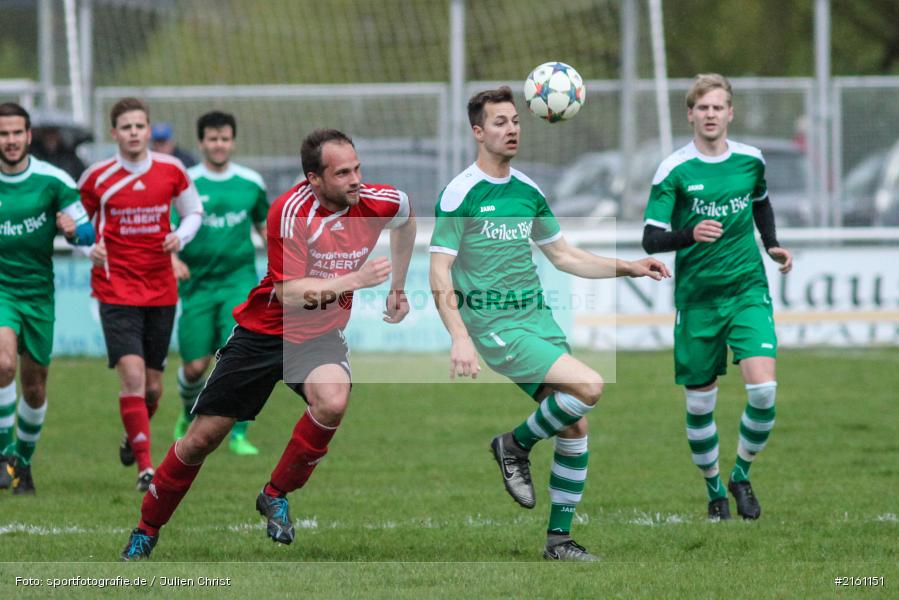26.04.2016, Kreisliga Würzburg, Fussball, SV Germania Erlenbach, FV Karlstadt - Bild-ID: 2161151 26.04.2016, Kreisliga Würzburg, Fussball, SV Germania Erlenbach, FV Karlstadt - Bild-ID: 2161151