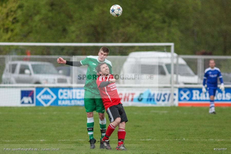 26.04.2016, Kreisliga Würzburg, Fussball, SV Germania Erlenbach, FV Karlstadt - Bild-ID: 2161159 26.04.2016, Kreisliga Würzburg, Fussball, SV Germania Erlenbach, FV Karlstadt - Bild-ID: 2161159