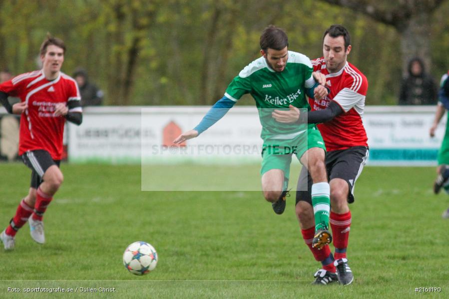 26.04.2016, Fussball, Kreisliga Würzburg, SV Germania Erlenbach, FV Karlstadt - Bild-ID: 2161190 26.04.2016, Fussball, Kreisliga Würzburg, SV Germania Erlenbach, FV Karlstadt - Bild-ID: 2161190