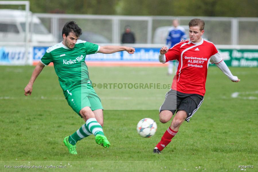 26.04.2016, Fussball, Kreisliga Würzburg, SV Germania Erlenbach, FV Karlstadt - Bild-ID: 2161192 26.04.2016, Fussball, Kreisliga Würzburg, SV Germania Erlenbach, FV Karlstadt - Bild-ID: 2161192