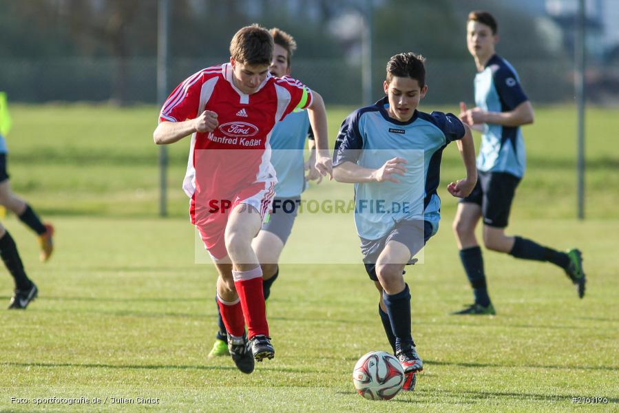 29.04.2016, Retzbach, Fussball, B-Jun. Gr. WÜ/MSP, (SG) BSC Aura, (SG) TSV Retzbach - Bild-ID: 2161196