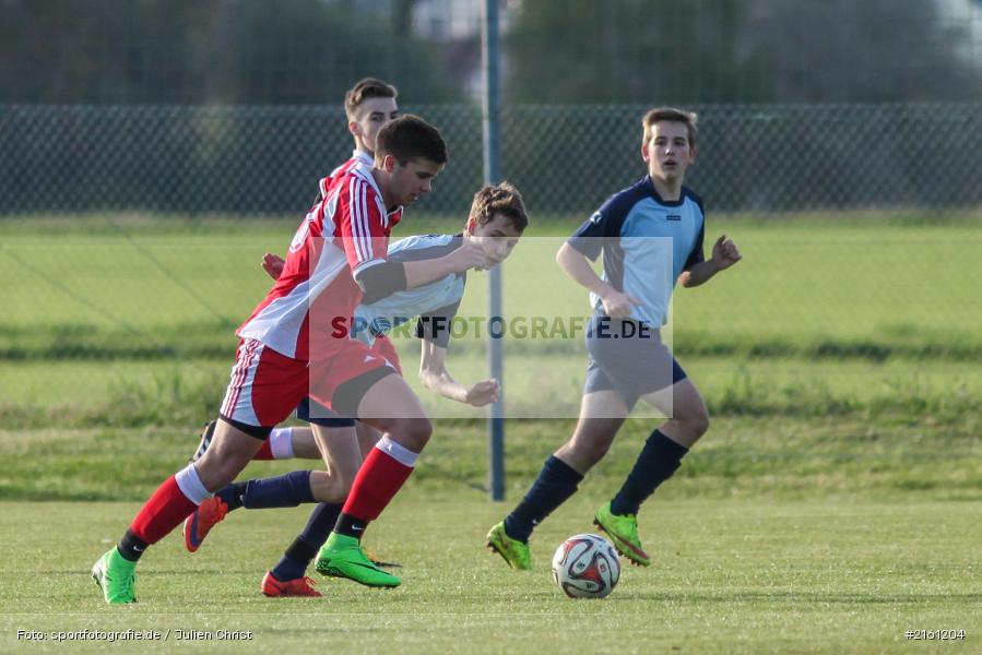 29.04.2016, Retzbach, Fussball, B-Jun. Gr. WÜ/MSP, (SG) BSC Aura, (SG) TSV Retzbach - Bild-ID: 2161204