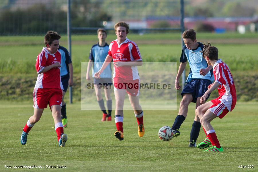29.04.2016, Retzbach, Fussball, B-Jun. Gr. WÜ/MSP, (SG) BSC Aura, (SG) TSV Retzbach - Bild-ID: 2161205