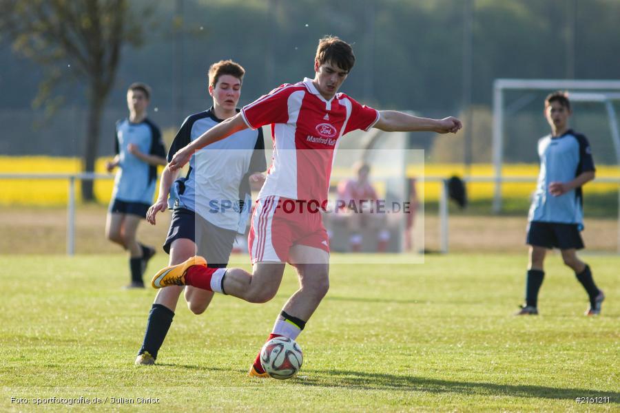 29.04.2016, Retzbach, Fussball, B-Jun. Gr. WÜ/MSP, (SG) BSC Aura, (SG) TSV Retzbach - Bild-ID: 2161211