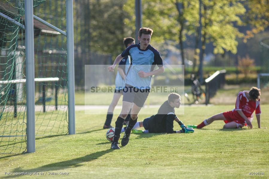 29.04.2016, Retzbach, Fussball, B-Jun. Gr. WÜ/MSP, (SG) BSC Aura, (SG) TSV Retzbach - Bild-ID: 2161214