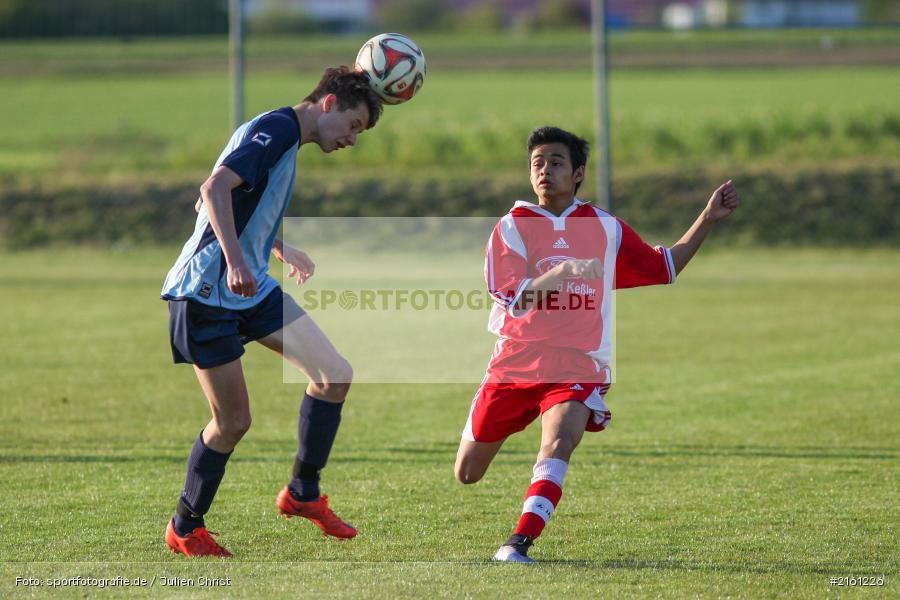 29.04.2016, Retzbach, Fussball, B-Jun. Gr. WÜ/MSP, (SG) BSC Aura, (SG) TSV Retzbach - Bild-ID: 2161226