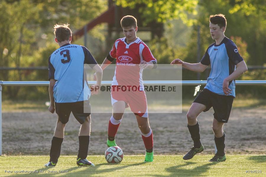 29.04.2016, Retzbach, Fussball, B-Jun. Gr. WÜ/MSP, (SG) BSC Aura, (SG) TSV Retzbach - Bild-ID: 2161228