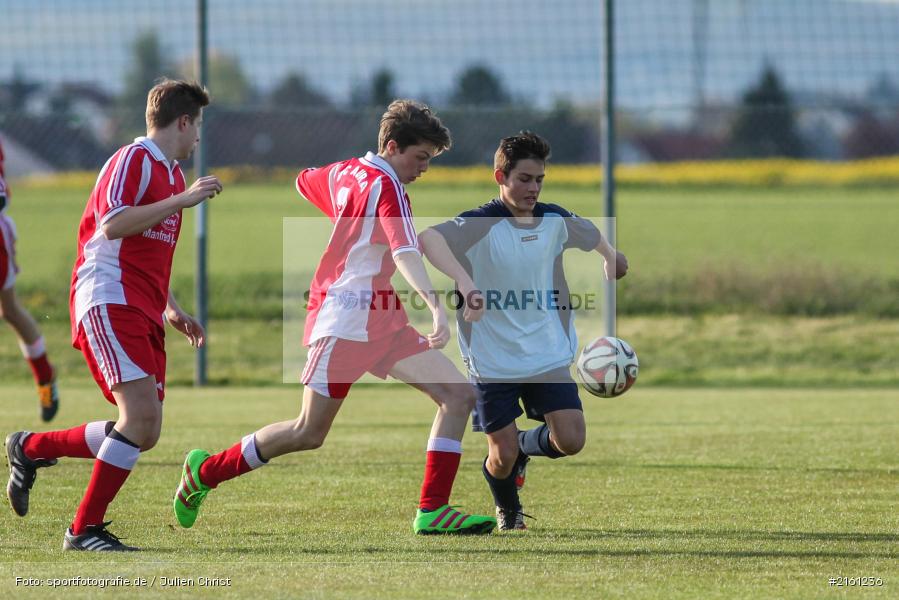 29.04.2016, Retzbach, Fussball, B-Jun. Gr. WÜ/MSP, (SG) BSC Aura, (SG) TSV Retzbach - Bild-ID: 2161236