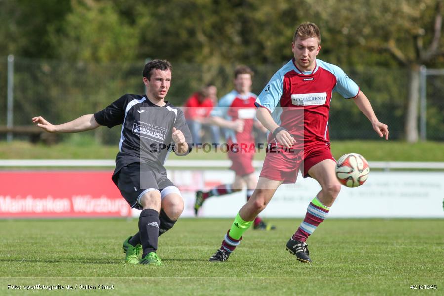 Markus Steigerwald, Christoph Kaufmann, 30.04.2016, Gruppe 2, Kreisliga Würzburg, Fussball, SV Altfeld, TSV Retzbach - Bild-ID: 2161245