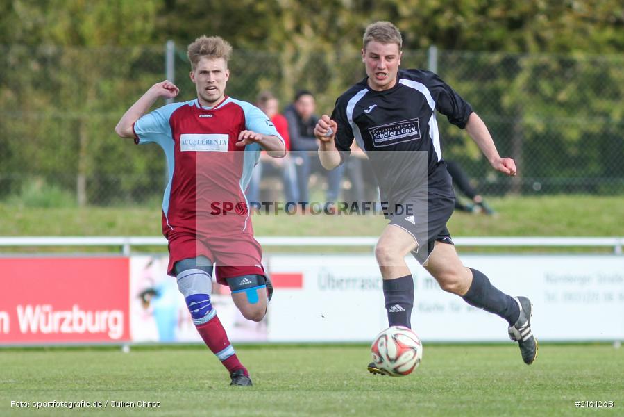 Philipp Gößwein, Patrick Kohrmann, 30.04.2016, Gruppe 2, Kreisliga Würzburg, Fussball, SV Altfeld, TSV Retzbach - Bild-ID: 2161268