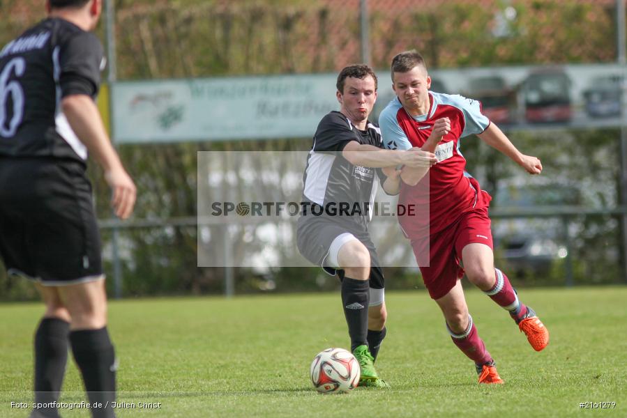 Tobias Hehrlein, Christoph Kaufmann, 30.04.2016, Gruppe 2, Kreisliga Würzburg, Fussball, SV Altfeld, TSV Retzbach - Bild-ID: 2161279