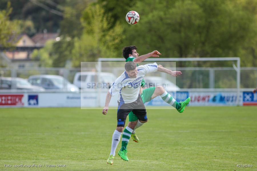 Manuel Hauptmann, Kai Fleischmann, 30.04.2016, Gruppe 2, Kreisliga Würzburg, Fussball, TSV Uettingen, FV Karlstadt - Bild-ID: 2161286 Manuel Hauptmann, Kai Fleischmann, 30.04.2016, Gruppe 2, Kreisliga Würzburg, Fussball, TSV Uettingen, FV Karlstadt - Bild-ID: 2161286