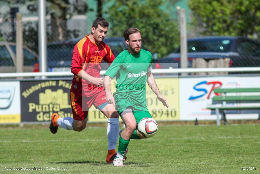 Silvio Bauer, Benedikt Schrödl, 30.04.2016, Gruppe 7, B-Klasse Würzburg, Fussball, SV Oberdürrbach II, FV Karlstadt II - Bild-ID: 2161291