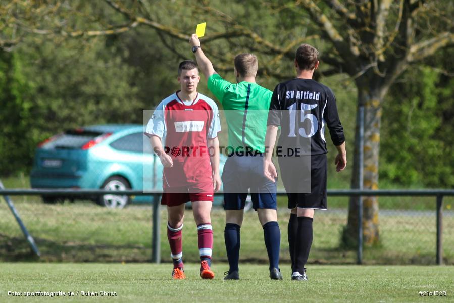 Dominic Hessdoerfer, Michael Krug, 30.04.2016, Gruppe 2, Kreisliga Würzburg, Fussball, SV Altfeld, TSV Retzbach - Bild-ID: 2161328