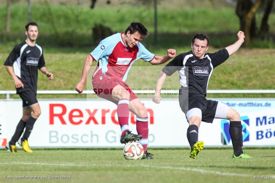 Andreas Köhler, Christoph Kaufmann, 30.04.2016, Gruppe 2, Kreisliga Würzburg, Fussball, SV Altfeld, TSV Retzbach - Bild-ID: 2161339