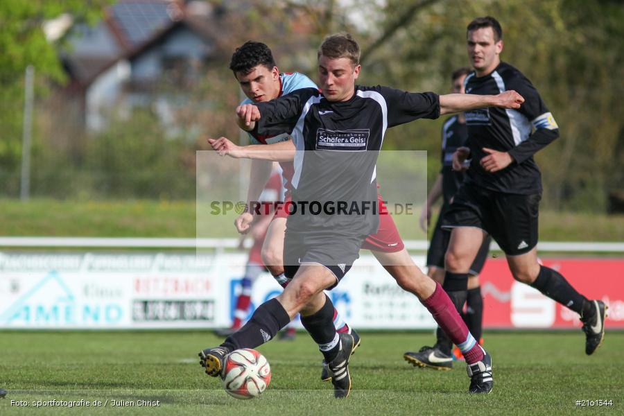 Nicolai Zull, Patrick Kohrmann, 30.04.2016, Gruppe 2, Kreisliga Würzburg, Fussball, SV Altfeld, TSV Retzbach - Bild-ID: 2161344