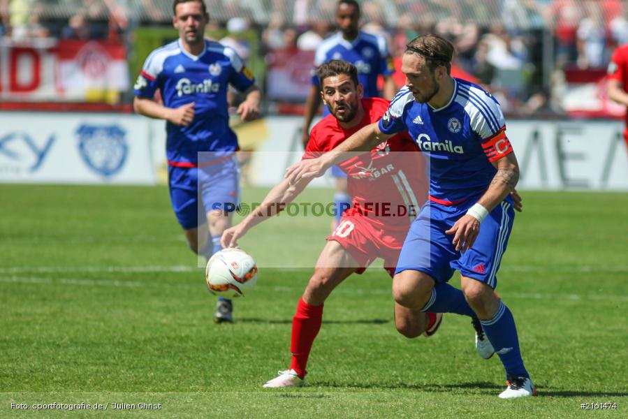 Nejmeddin Daghfous, 07.05.2016, Würzburg, flyeralarm Arena, Bayern, Unterfranken, 3. Liga, Fussball, Holstein Kiel, FC Würzburger Kickers - Bild-ID: 2161474