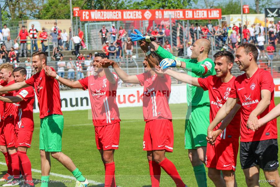 07.05.2016, Würzburg, flyeralarm Arena, Bayern, Unterfranken, 3. Liga, Fussball, Holstein Kiel, FC Würzburger Kickers - Bild-ID: 2161487