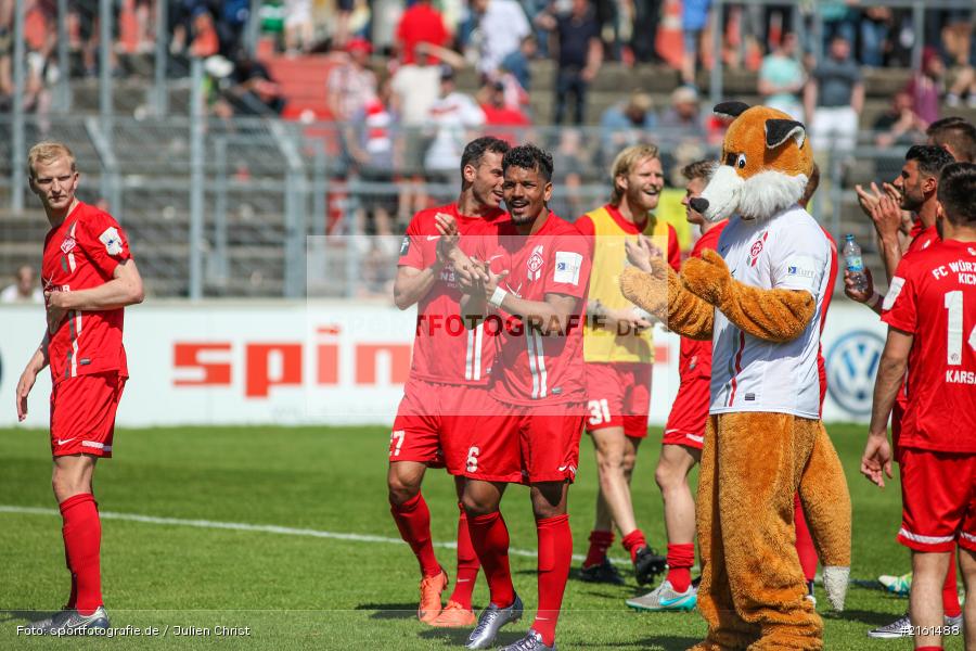07.05.2016, Würzburg, flyeralarm Arena, Bayern, Unterfranken, 3. Liga, Fussball, Holstein Kiel, FC Würzburger Kickers - Bild-ID: 2161488