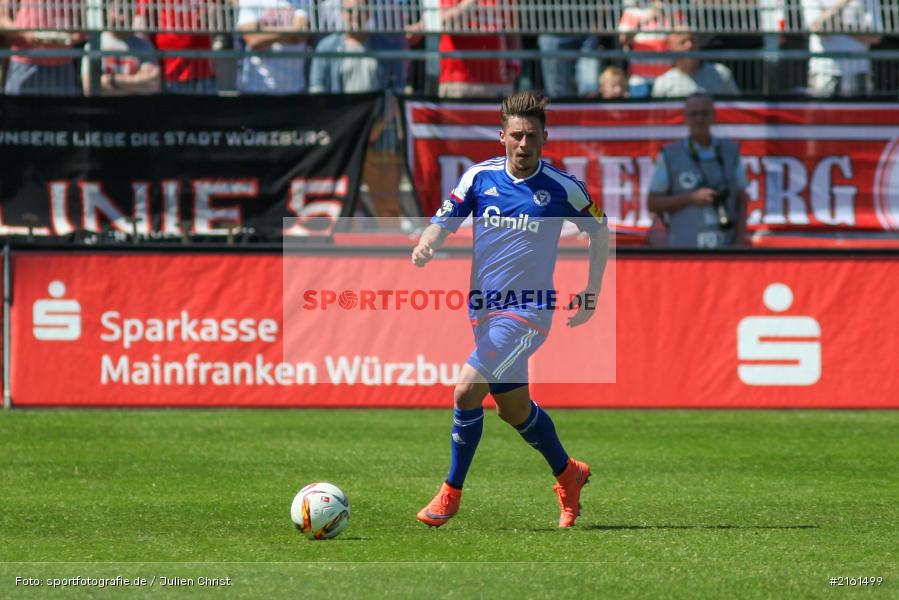 Steven Lewerenz, 07.05.2016, Würzburg, flyeralarm Arena, Bayern, Unterfranken, 3. Liga, Fussball, Holstein Kiel, FC Würzburger Kickers - Bild-ID: 2161499