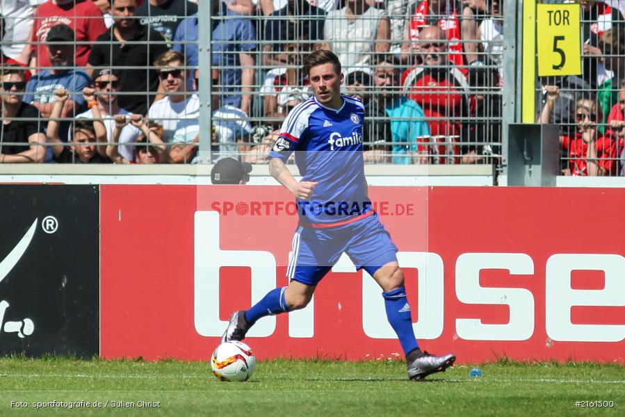 Steven Lewerenz, 07.05.2016, Würzburg, flyeralarm Arena, Bayern, Unterfranken, 3. Liga, Fussball, Holstein Kiel, FC Würzburger Kickers - Bild-ID: 2161500