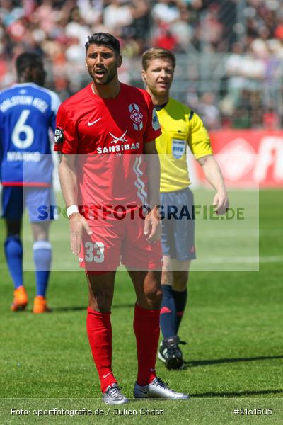 Elia Soriano, 07.05.2016, flyeralarm Arena, Würzburg, 3. Liga, Fussball, Holstein Kiel, FC Würzburger Kickers - Bild-ID: 2161505
