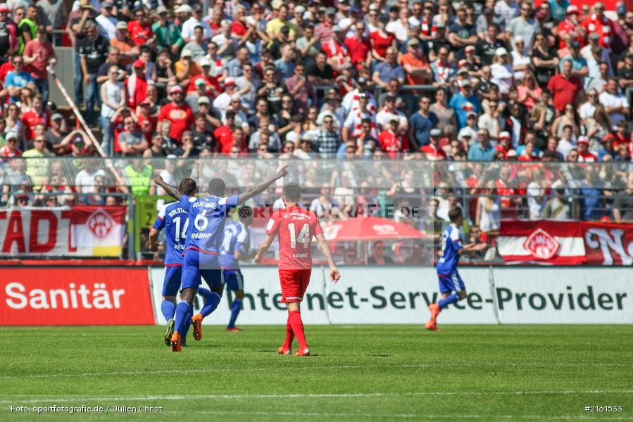 Steven Lewerenz, 07.05.2016, flyeralarm Arena, Würzburg, 3. Liga, Fussball, Holstein Kiel, FC Würzburger Kickers - Bild-ID: 2161533