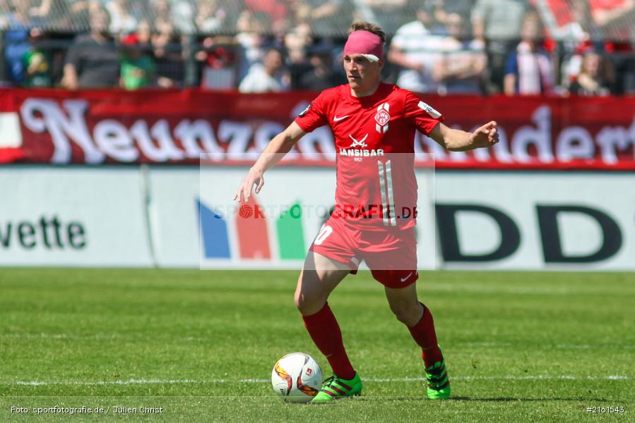 Emanuel Taffertshofer, 07.05.2016, flyeralarm Arena, Würzburg, 3. Liga, Fussball, Holstein Kiel, FC Würzburger Kickers - Bild-ID: 2161543
