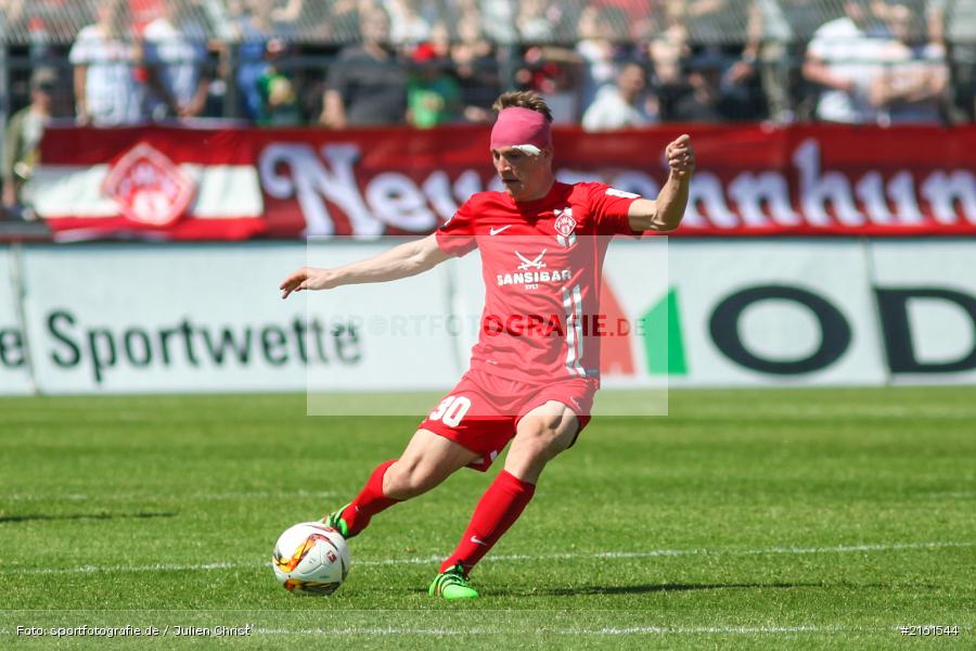 Emanuel Taffertshofer, 07.05.2016, flyeralarm Arena, Würzburg, 3. Liga, Fussball, Holstein Kiel, FC Würzburger Kickers - Bild-ID: 2161544