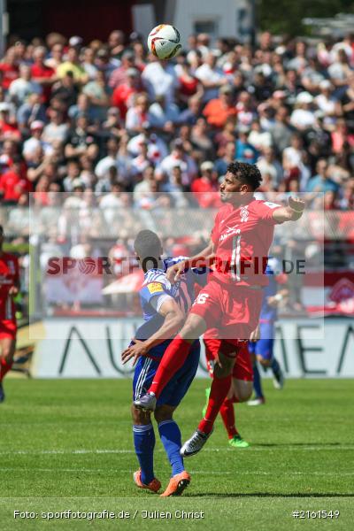 Royal-Dominique Fennell, 07.05.2016, flyeralarm Arena, Würzburg, 3. Liga, Fussball, Holstein Kiel, FC Würzburger Kickers - Bild-ID: 2161549