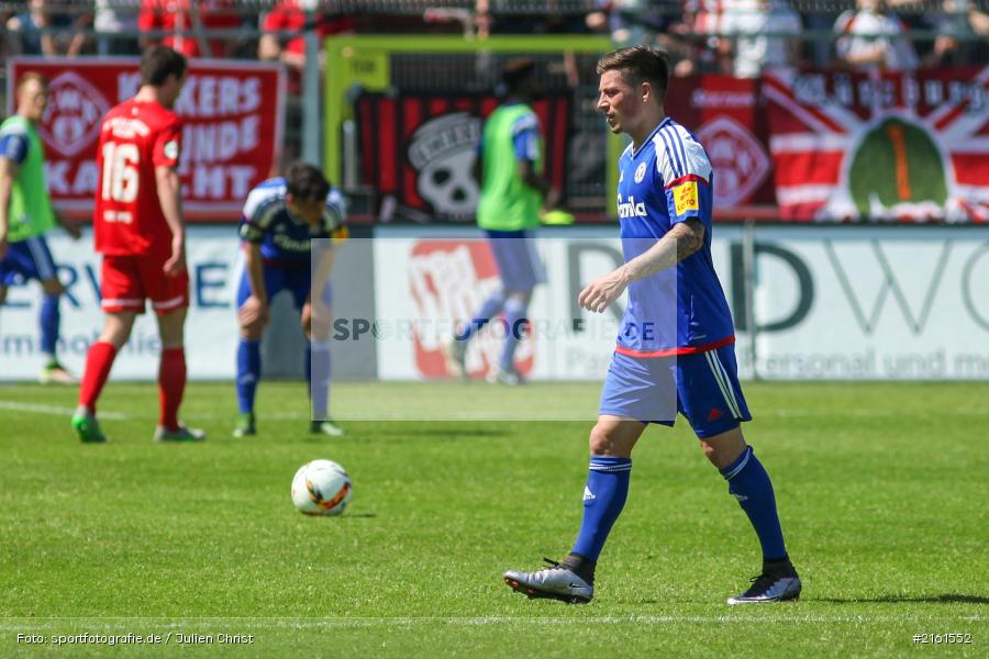 Steven Lewerenz, 07.05.2016, flyeralarm Arena, Würzburg, 3. Liga, Fussball, Holstein Kiel, FC Würzburger Kickers - Bild-ID: 2161552