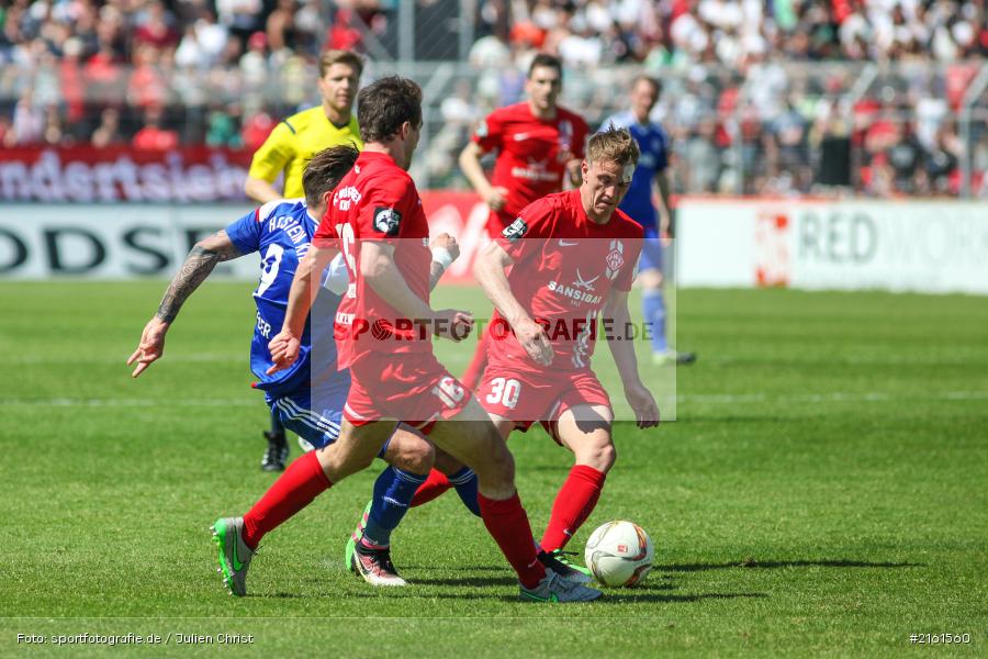 Emanuel Taffertshofer, 07.05.2016, flyeralarm Arena, Würzburg, 3. Liga, Fussball, Holstein Kiel, FC Würzburger Kickers - Bild-ID: 2161560