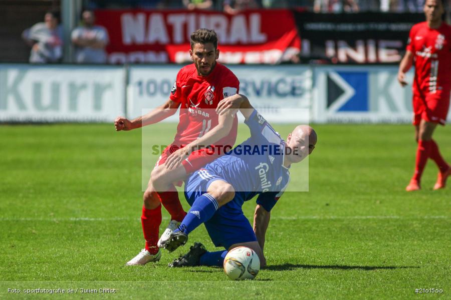 Patrick Herrmann, Nejmeddin Daghfous, 07.05.2016, flyeralarm Arena, Würzburg, 3. Liga, Fussball, Holstein Kiel, FC Würzburger Kickers - Bild-ID: 2161566