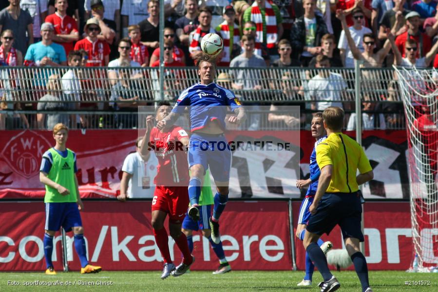 07.05.2016, flyeralarm Arena, Würzburg, 3. Liga, Fussball, Holstein Kiel, FC Würzburger Kickers - Bild-ID: 2161572