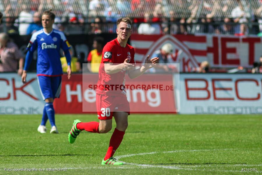 Emanuel Taffertshofer, 07.05.2016, flyeralarm Arena, Würzburg, 3. Liga, Fussball, Holstein Kiel, FC Würzburger Kickers - Bild-ID: 2161582