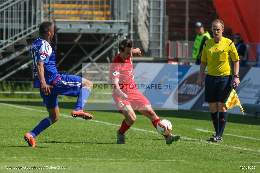 Peter Kurzweg, 07.05.2016, flyeralarm Arena, Würzburg, 3. Liga, Fussball, Holstein Kiel, FC Würzburger Kickers - Bild-ID: 2161622