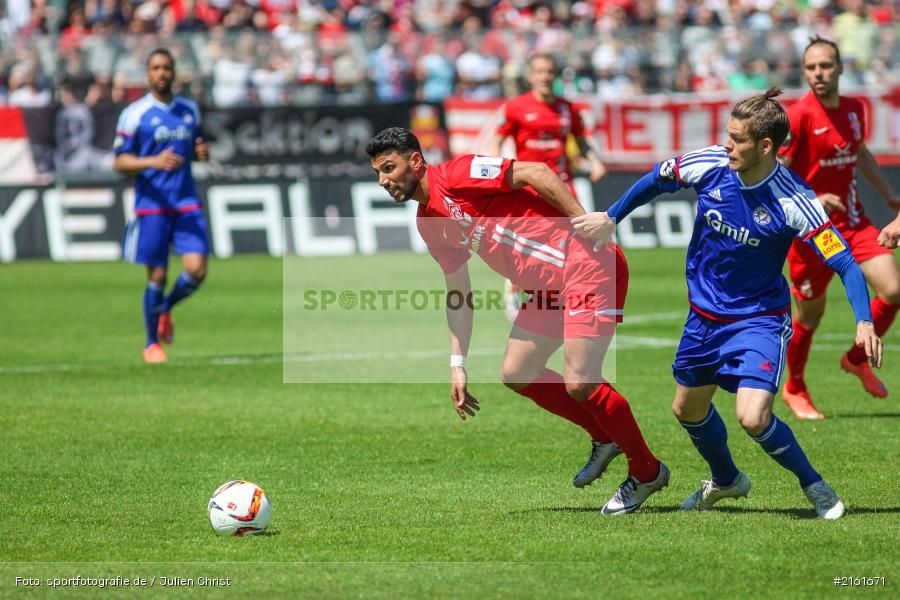 Elia Soriano, 07.05.2016, flyeralarm Arena, Würzburg, 3. Liga, Fussball, Holstein Kiel, FC Würzburger Kickers - Bild-ID: 2161671