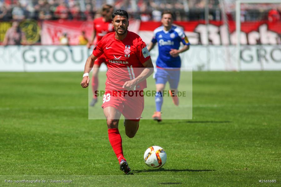 Elia Soriano, 07.05.2016, flyeralarm Arena, Würzburg, 3. Liga, Fussball, Holstein Kiel, FC Würzburger Kickers - Bild-ID: 2161685