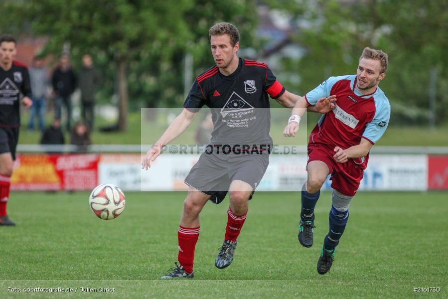 Peter Schebler, Sebastian Weiß, Retzbach, 16.05.2016, Fussball, Kreisliga Würzburg, SV Birkenfeld, TSV Retzbach - Bild-ID: 2161730