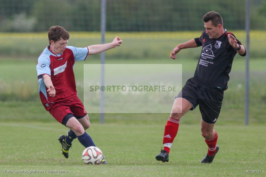 Benedikt Strohmenger, Marco Schrenker, Retzbach, 16.05.2016, Fussball, Kreisliga Würzburg, SV Birkenfeld, TSV Retzbach - Bild-ID: 2161737