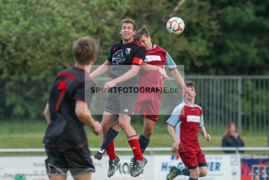 Dominik Hehrlein, Peter Schebler, 16.05.2016, Gruppe 2, Kreisliga Würzburg, Fussball, SV Birkenfeld, TSV Retzbach - Bild-ID: 2161792