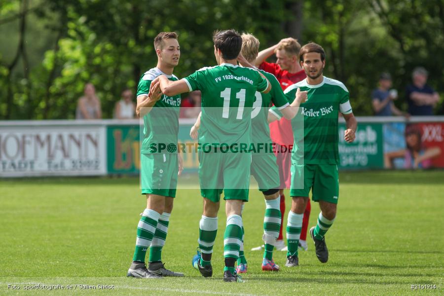 Dominik Lambrecht, Michael Winkler, 22.05.2016, Meisterschaft, Gruppe 2, Kreisliga Würzburg, Fussball, FSV Zellingen, FV Karlstadt - Bild-ID: 2161914